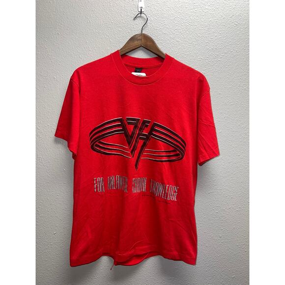 Vintage Van Halen 1991 Tour Shirt Unlawful Carnal Knowledge Rock Concert 90s L - Picture 1 of 13